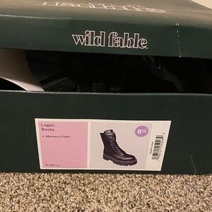 Wild Fable Black Combat Boots